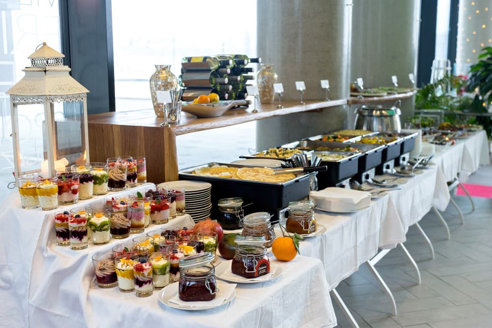 Festliches Buffet für Geburtstagsfeiern bei URBAN's
