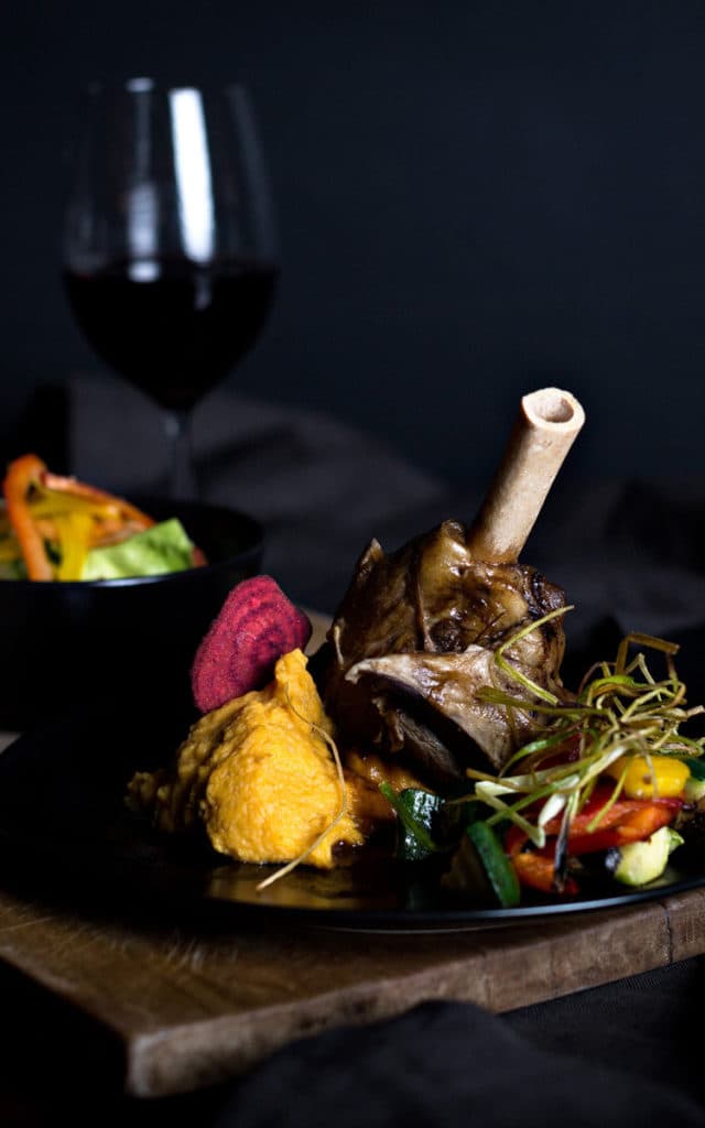 Festtagsgericht bei URBAN's Restaurant Wien